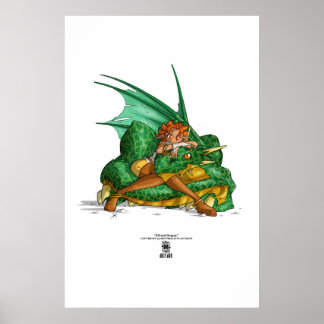 Póster Elf y Dragon