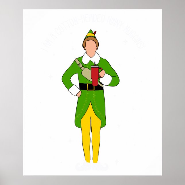 Póster Elfo burgués de Navidad (Frente)