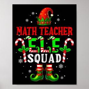 Póster Elfo profesor de matemáticas escuadrón sombrero za