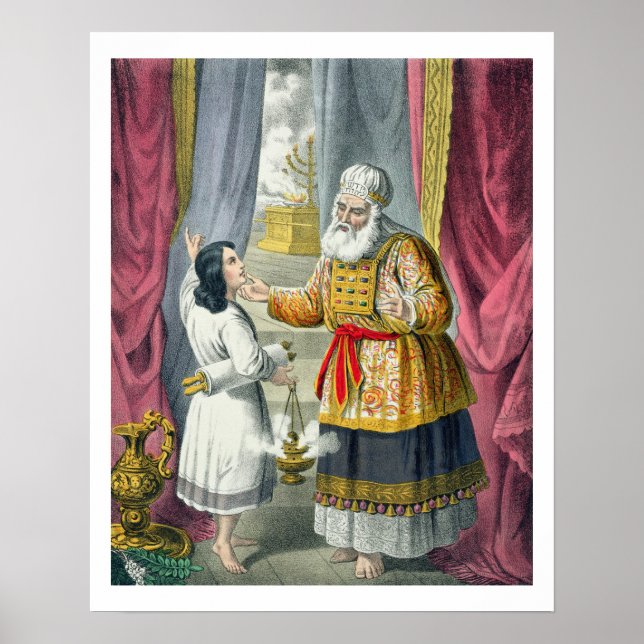 Póster Eli Questioning Samuel Regarding the Vision, from (Frente)