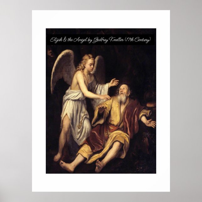 Póster Elías y el ángel (Frente)