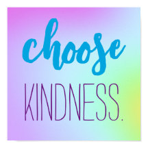 "Elige Amabilidad". Gradiente suave y bonito