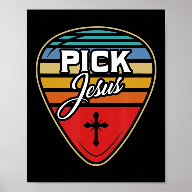 Póster Elige la camiseta de Jesús: ¿Eres un devoto patrió (Frente)