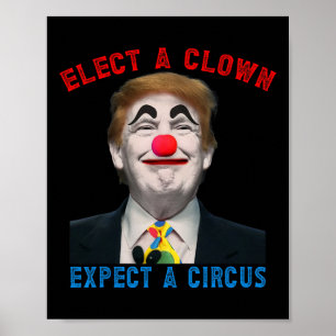 Póster Elige un payaso