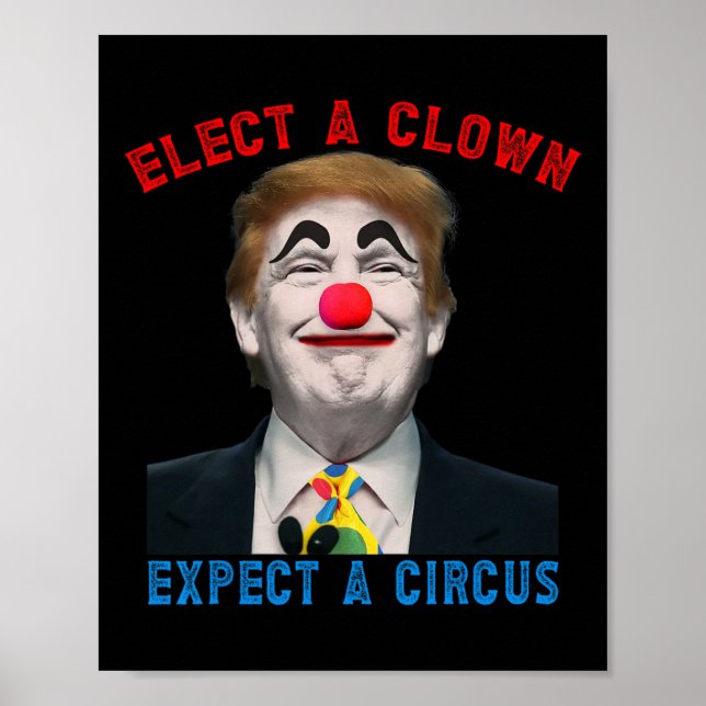 Póster Elige un payaso (Frente)