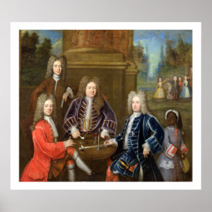 Póster Elihu Yale (1648-1721) el segundo duque de