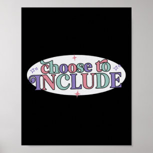 Póster Elija Incluir Autismo Educativo Especial