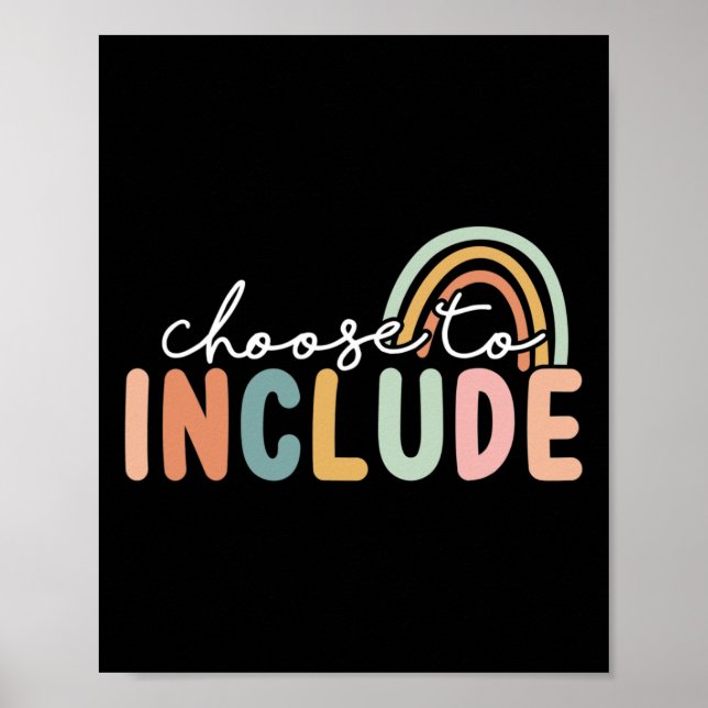 Póster Elija Incluir Autismo Educativo Especial (Frente)