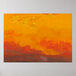 Póster Elijah el Profeta por Nicholas Roerich