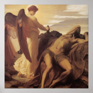 Póster Elijah en el desierto