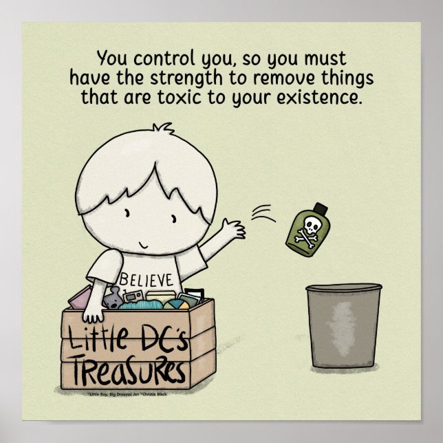 Póster Eliminar toxinas (Frente)