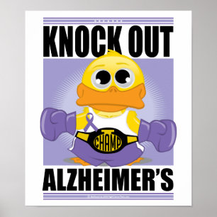 Póster Elimine la enfermedad de Alzheimer