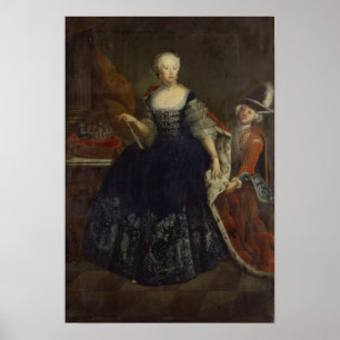 Póster Elisabeth Christine von Brunswick como reina