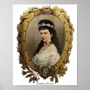 Póster Elisabeth de Bavaria Print