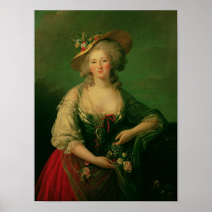 Póster Elisabeth de Francia llamó a señora Elizabeth