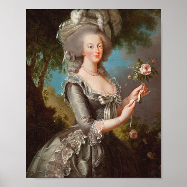 Póster Elisabeth Louise Vigee - Lebrun - Marie Antoinette (Frente)