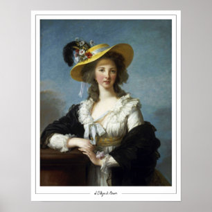 Póster Élisabeth Vigée Le Brun cartel de Zedign #50