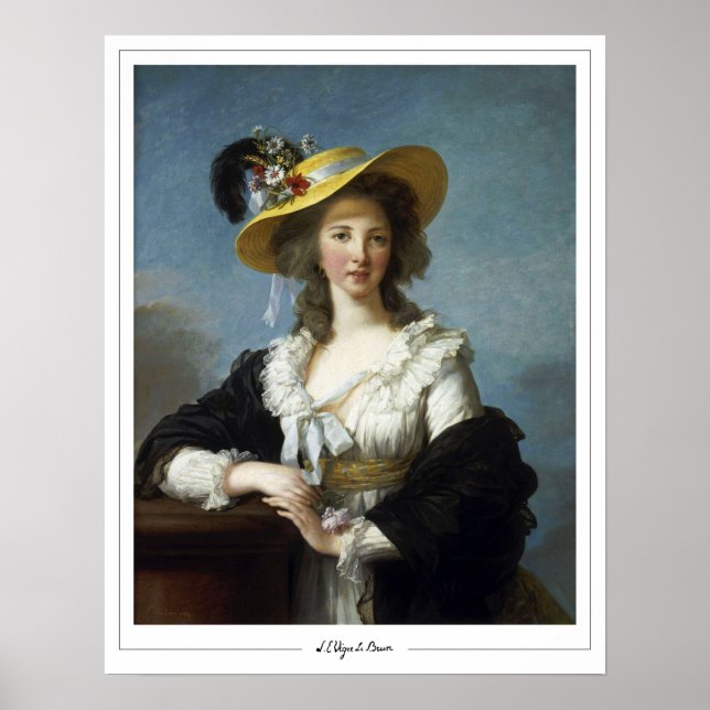Póster Élisabeth Vigée Le Brun cartel de Zedign #50 (Frente)