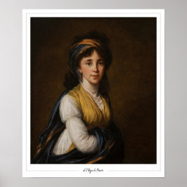Póster Élisabeth Vigée Le Brun Zedign Art Poster #1