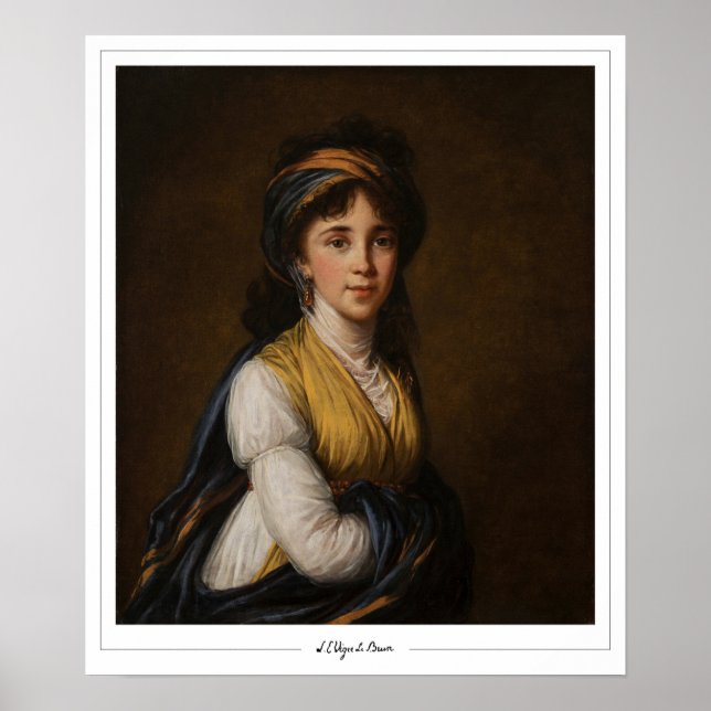 Póster Élisabeth Vigée Le Brun Zedign Art Poster #1 (Frente)