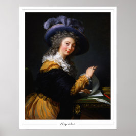 Póster Élisabeth Vigée Le Brun Zedign Art Poster Nº 8