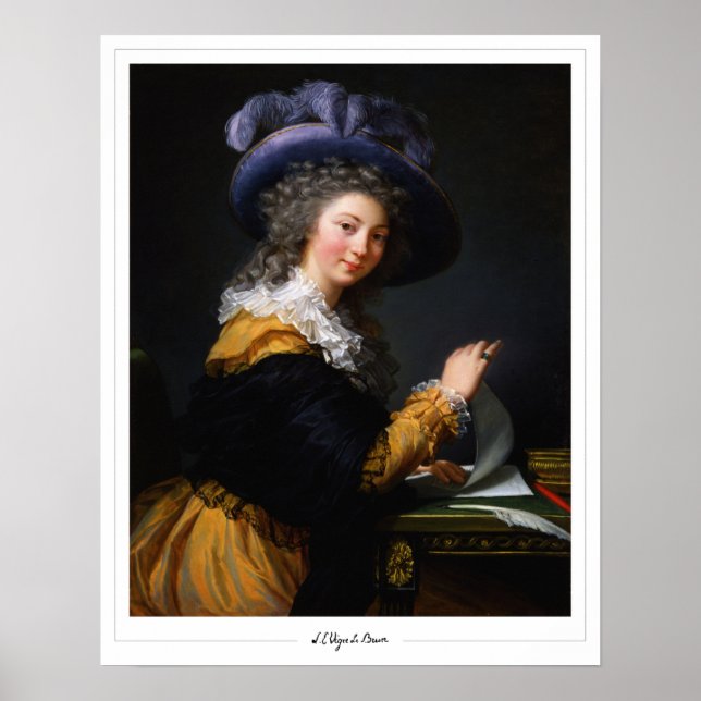 Póster Élisabeth Vigée Le Brun Zedign Art Poster Nº 8 (Frente)