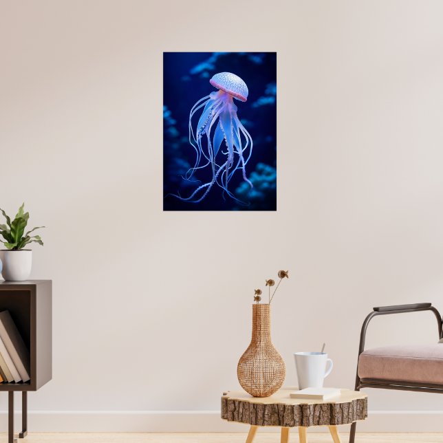 Póster Eliseo etéreo en el Océano Azul Profundo - Lif mar (Salón 3)