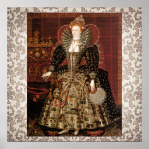 Póster Elizabeth I c 1599