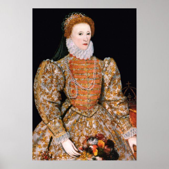 Póster Elizabeth I de Inglaterra (El retrato de Darnley) (Frente)