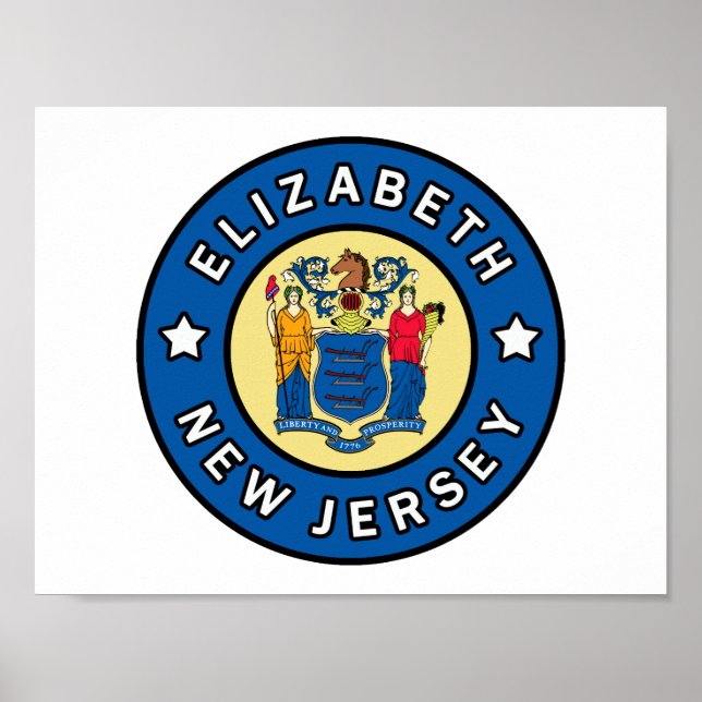 Póster Elizabeth Nueva Jersey (Frente)