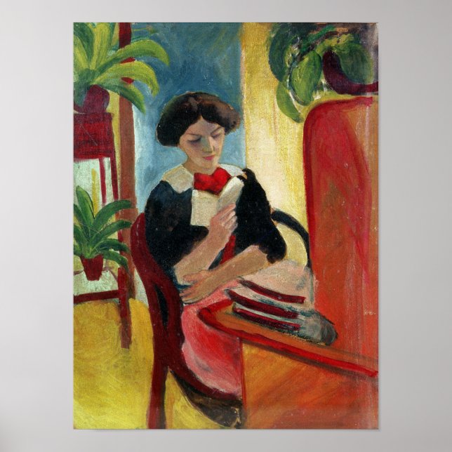 Póster Elizabeth Reading (Frente)