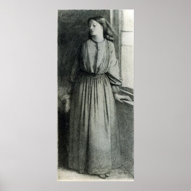 Póster Elizabeth Siddal, May 1854 (Frente)