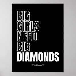 Póster Elizabeth Taylor cita el poder de las mujeres