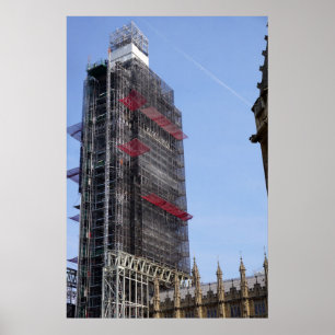 Póster Elizabeth Tower - Renovación Big Ben 2019