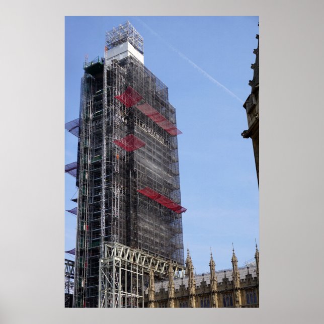 Póster Elizabeth Tower - Renovación Big Ben 2019 (Frente)