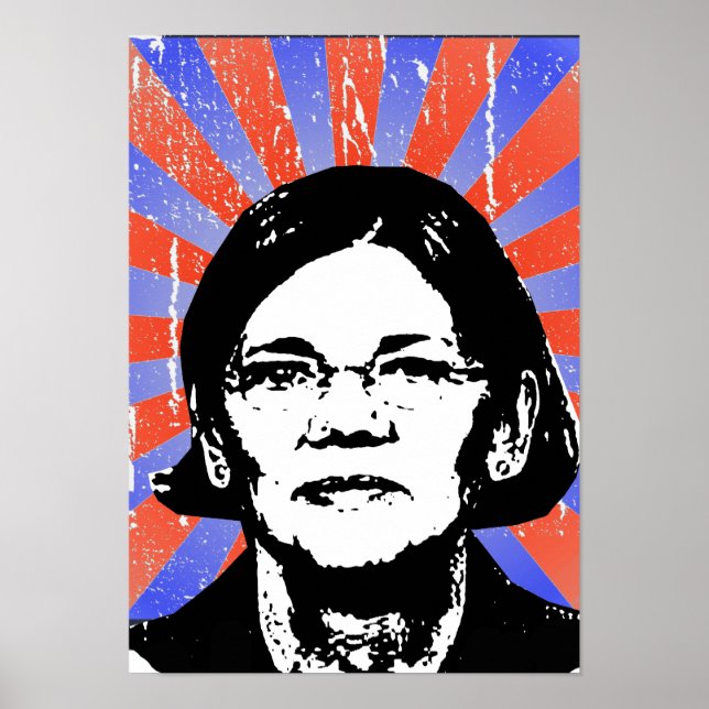 Póster Elizabeth Warren (Frente)