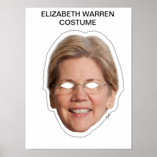 Póster Elizabeth Warren Costume