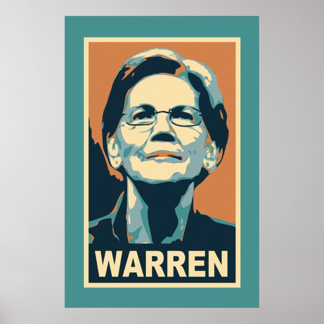 Póster Elizabeth Warren Poster (Frente)
