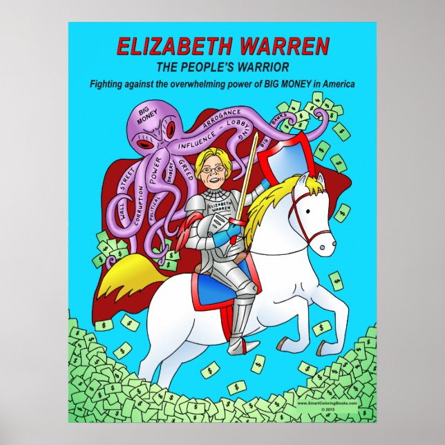 Póster Elizabeth Warren Poster (Frente)