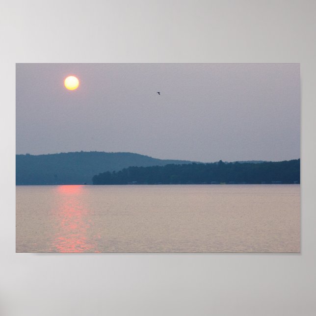 Póster Elk Lake Sunrise, Michigan (Frente)