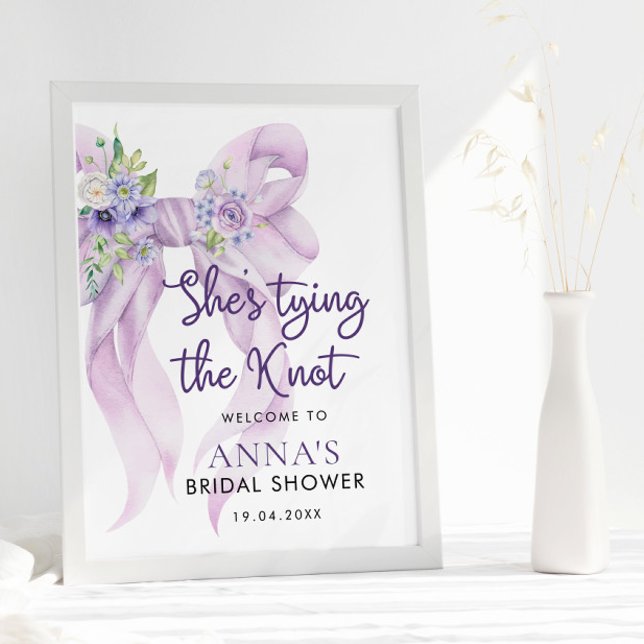 Póster Ella atando la ducha de novia floral Knot (Subido por el creador)