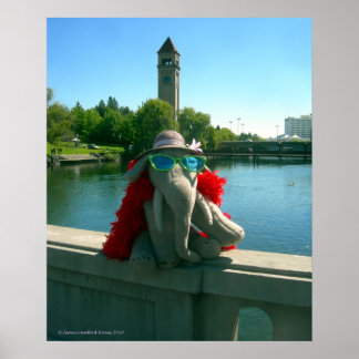 Póster Ella en el parque