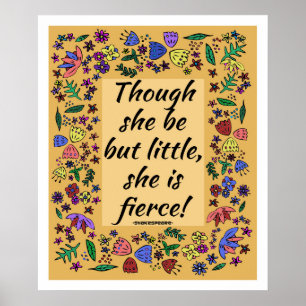 Póster Ella Es Feroz