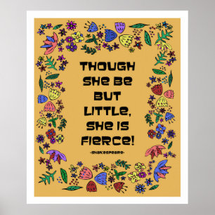 Póster Ella Es Feroz