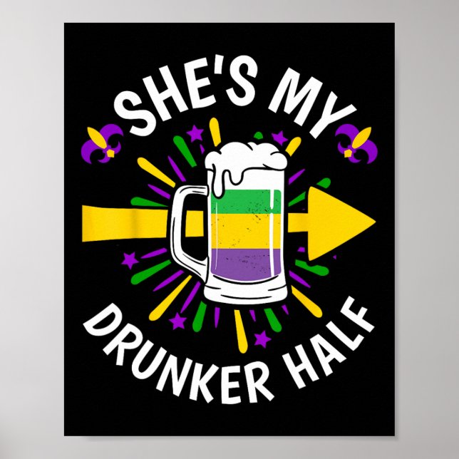 Póster Ella es mi mitad borracha - Matchi de Carnaval de  (Frente)