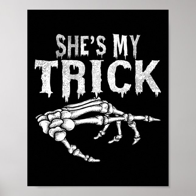 Póster Ella es mi trick Skeleton Couple coincidiendo con  (Frente)