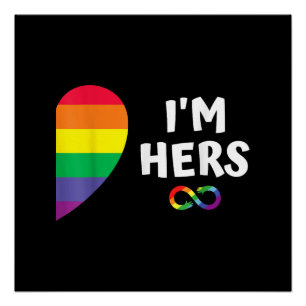 Póster Ella es mía ella es mía coincidencia para orgullo
