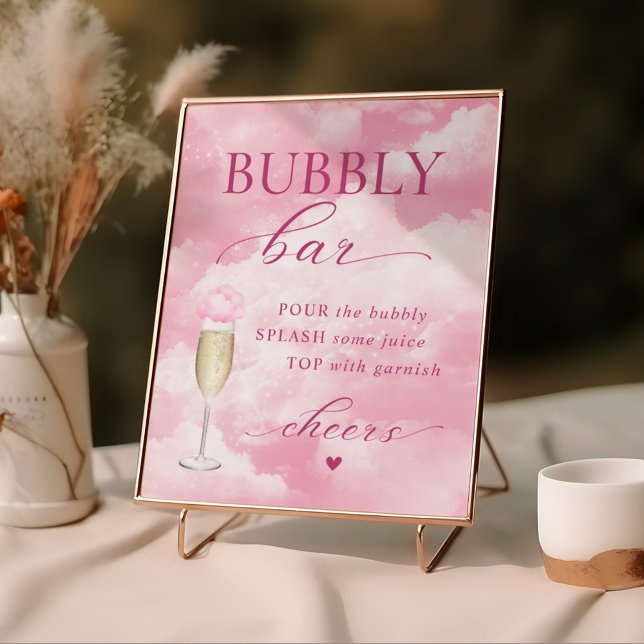 Póster Ella está en el Nueve bar de burbujas de la nube (Subido por el creador)