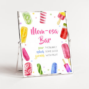 Póster Ella está lista para traer a Baby Shower Mom Osa B