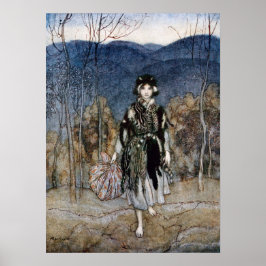 Póster Ella fue y siguió, y siguió